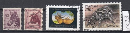 Briefmarken tiere gestempelt - tiere,
