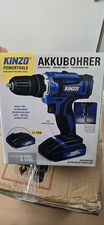 Kinzo Akkuschrauber - Akku Bohrmaschine für Holz Metall Kunststoff - Akkubohrer