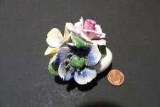 Radnor Staffordshire England Blumenschale Fine Bone China Hand Made