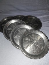 6 edel verzinnte-Untersetzer