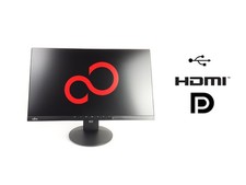 Fujitsu B24-9 TS 24" IPS LED FHD Monitor 1920x1080 Pivot 5ms USB-Hub HDMI DP VGA