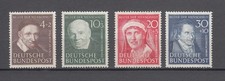 BRD- 1951/ Helfer der Menschheit,  Mi. 143- 146,  Lot / 516