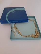 Pierre Lang Goldschmuck-Set aus Collier und Ohrringen