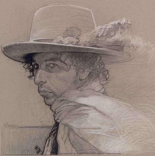Aufkleber bob dylan - bob,