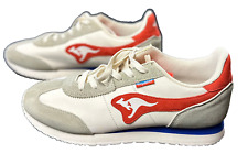KangaROOS Sneaker Turnschuhe Schnürung Herren EU 42 UK 8 offwhite orange