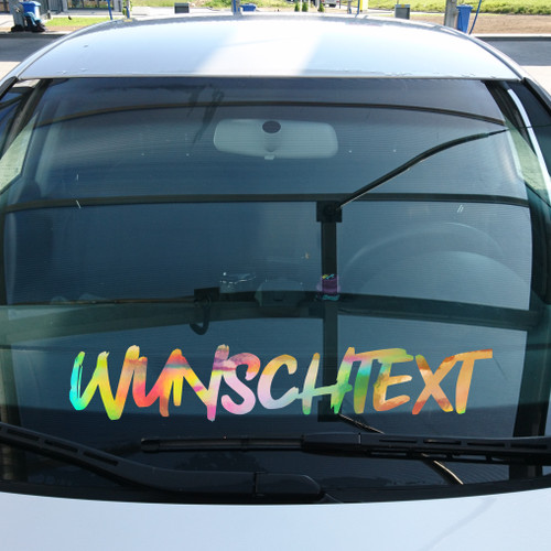 Autoaufkleber wunschtext front - autoaufkleber,