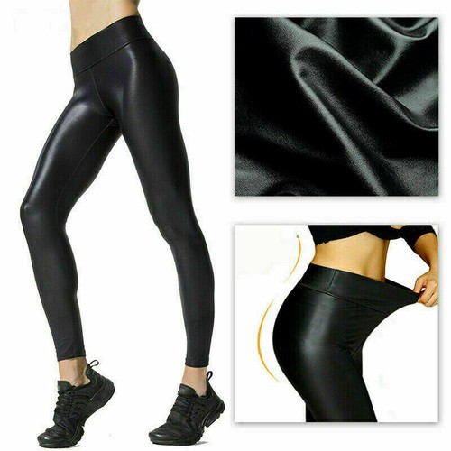Leder leggins yoga optik - yoga,