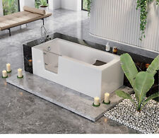Seniorenbadewanne mit Tür 170x75 Links Acrylschürze Styropor Ablauf VIEGA GRATIS