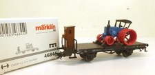 Märklin H0 46844 DB-Flachwagen mit Lanz-Traktor beladen, KK   V61