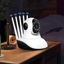 Pan Tilt Video Baby Monitor Wireless WIFI Indoor Security Camera With Night Vis