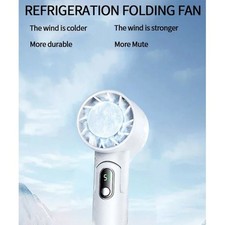 Wiederaufladbarer Handventilator mit 5 Geschwindigkeiten Windsteuerung und TEC K