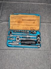 Hazet 1/4 Zoll Ratschenkasten Steckschlüssel Set guter Zustand Oldtimer Werkzeug