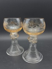 Paar schöne Vintage Braunglas