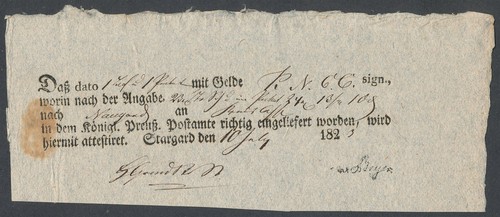 407865 preußen postschein - 407865),