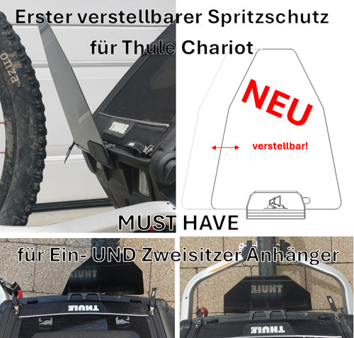 Spritzschutz verstellbar für
