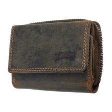 Geldbörse Damen Portmonee Börse RFID Geldbeute Portemonnaie 100% Leder Ven Tomy