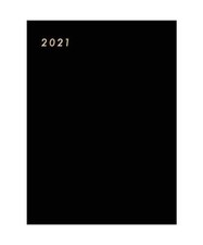 Tagesplaner 2021 1 Tag 2 Seiten: Hardcover Kalender 2021 ca A4, XXL Terminplaner