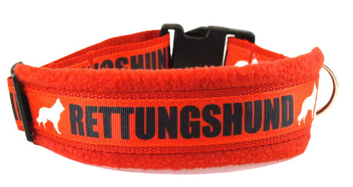 Hundehalsband rettungshund - hundehalsband, "rettungshund"