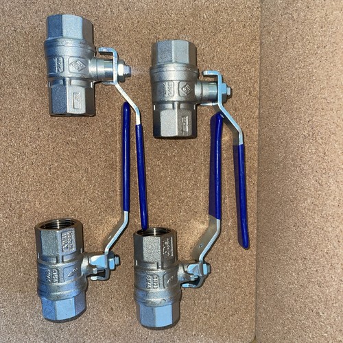 Hebel kugelhahn blauer - 3/4,