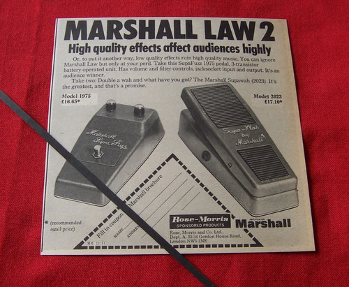 Marshall effektpedale supafuzz - marshall,