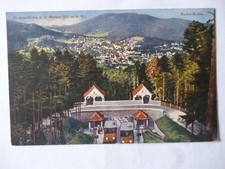 Ansichtskarte Baden-Baden 1918 Drahtseilbahn a.d. Merkur