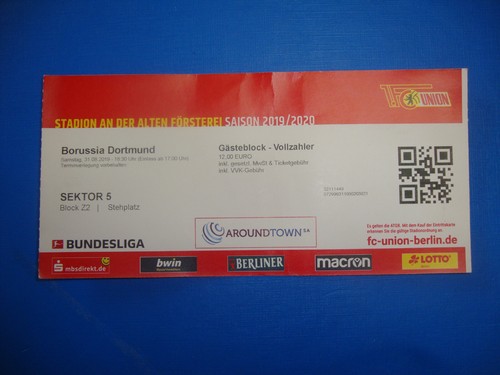 Ticket fc union - fc,