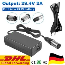 24V 25.2V 25.9V 7S Li-ion Akku Netzteil Ladegerät für Elektrofahrrad Pedelec XLR