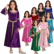 Kinder Mädchen Kleid Karneval Abendkleid Mittelalter Robe Neuheit Kleider Bühne