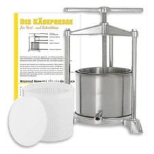 Käsepresse (Edelstahl/Alu) +