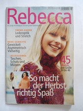 ?REBECCA Nr.26  Strickmagazin so macht der Herbst Spaß 45 Modelle