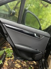 Mercedes Benz C-Klasse W204 2011 Limo Türverkleidung Türpappe hinten links