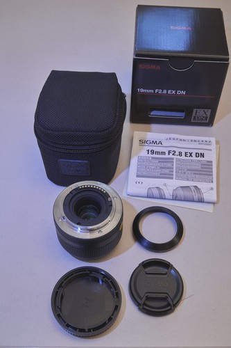 Sigma 19mm ex dn sony - sigma,