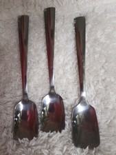 3 Eislöffel  Eisschaufeln Cromargan 13 cm Spatenform