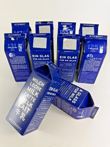 10x ritzenhoff milchglas set - milchglas,