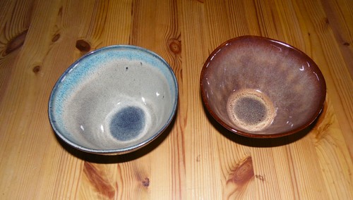 Getöpferte müsli schalen - getöpferte,