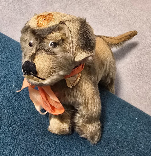Steiff hund raudi vintage - steiff,