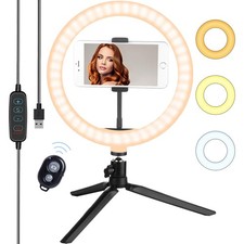 10'' Ringlicht mit Stativ