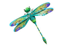 Libelle Metall Wanddeko Deko