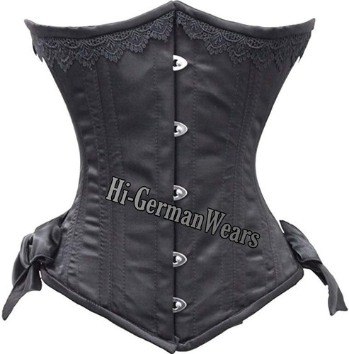Satin unterbrustkorsett - satin,