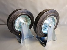 2x XXL  Schwerlast Bockrolle Blicke Germany 200/50-100 235mm hoch  Bundeswehr