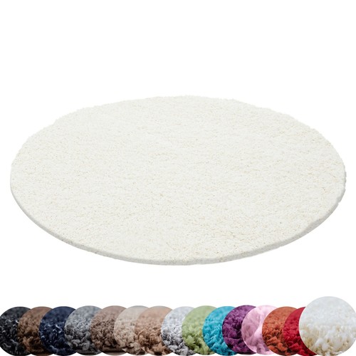 Hochflor shaggy teppich rund - hochflor,