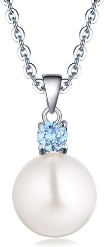Perlenkette damen 925 - damen, silber