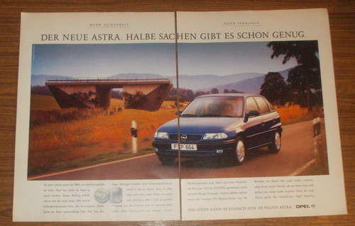 Seltene werbung opel - seltene,