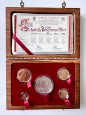 Südafrika – Krügerrand – 2006 – Otto Schultz Set – 4 Proof Goldmünzen Box COA