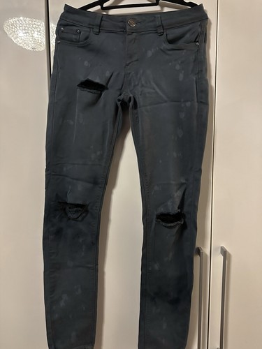 Stretchjeans blau batik - stretchjeans,