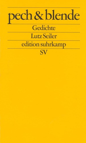 Lutz seiler pech blende - seiler, &