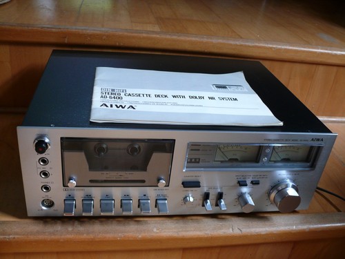 Aiwa 6400 tapedeck vintage - aiwa, ad-6400