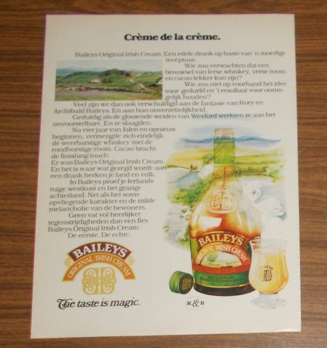 Seltene werbung baileys - werbung,
