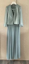 Abendkleid mit Cocktailjacke- Größe 36 - Mintgrün- Christian Berg