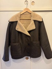 Jacke Damen Zara braun beige